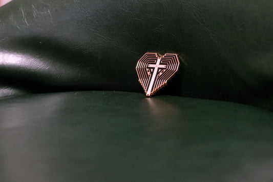 Eternal Truth - Luminous Cross | Enamel Pin | Brooch | Delicate Accessory | Gift | Unisex