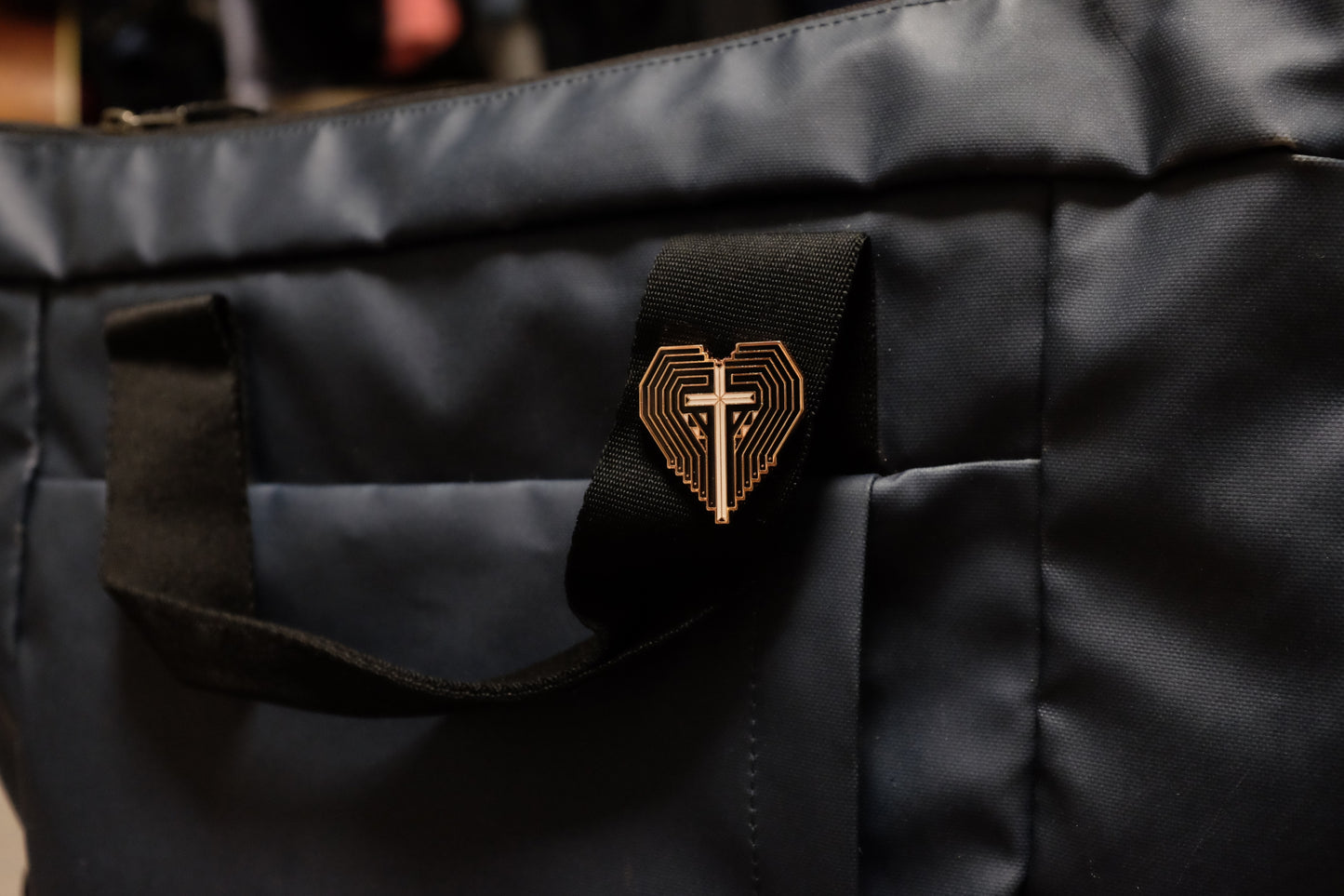 Eternal Truth - Luminous Cross | Enamel Pin | Brooch | Delicate Accessory | Gift | Unisex