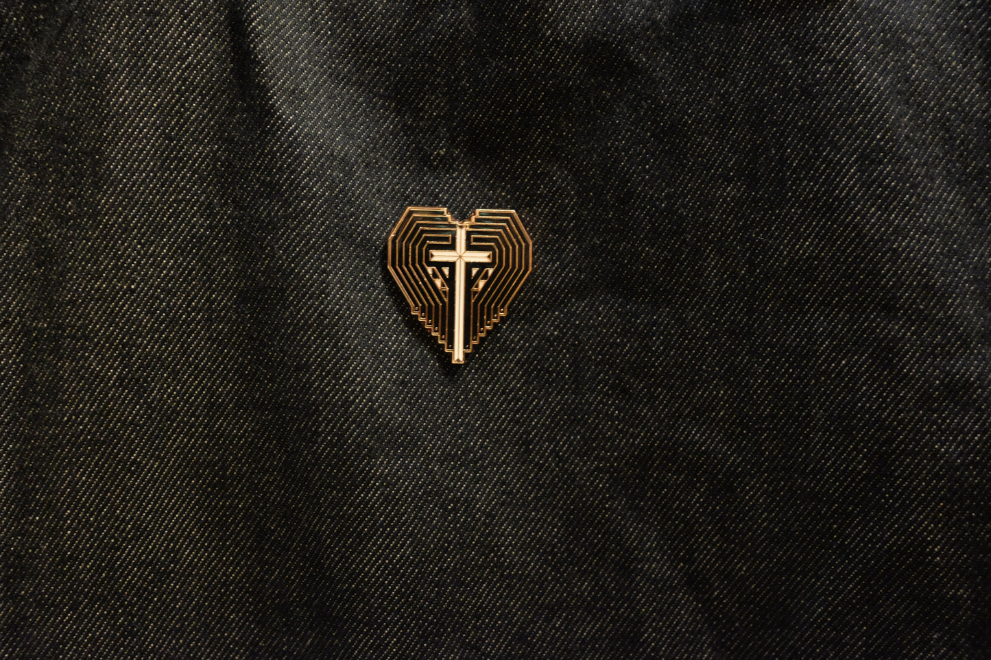 Eternal Truth - Luminous Cross | Enamel Pin | Brooch | Delicate Accessory | Gift | Unisex