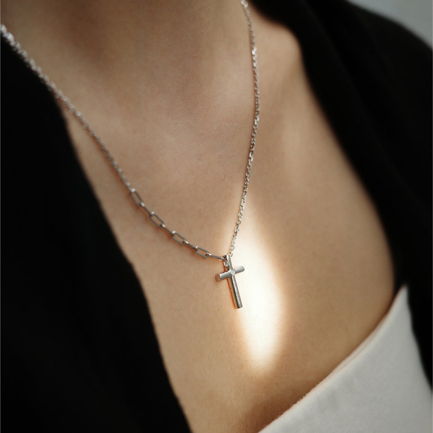 Cross Necklace with Chain