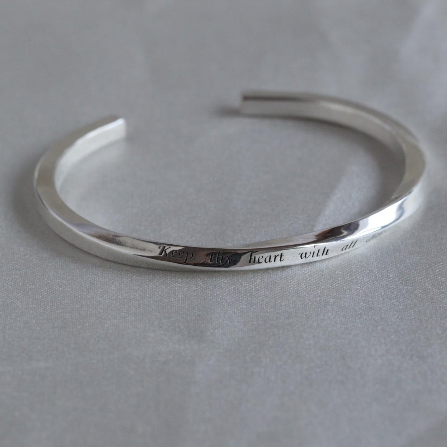 Mobius Strip - Sterling Silver Women's Bracelet Gift