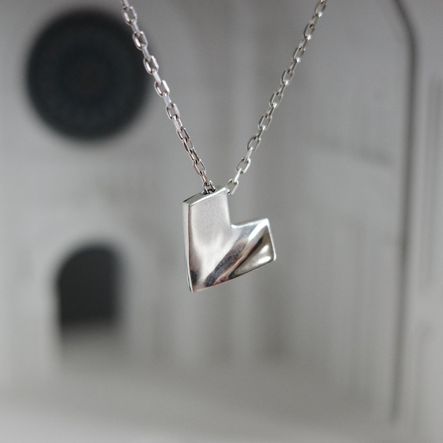 Heart 7 - 925 Sterling Silver Heart Pendant Necklace With Chain for Women