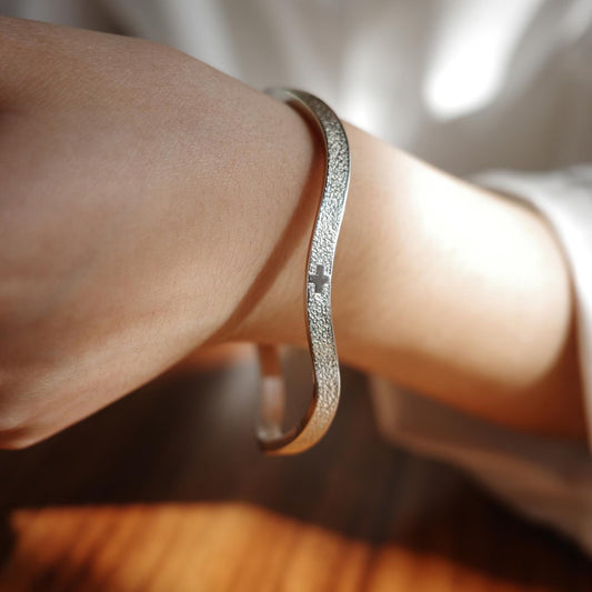 Waves - Sterling Silver Cross Women’s Bracelet Gift