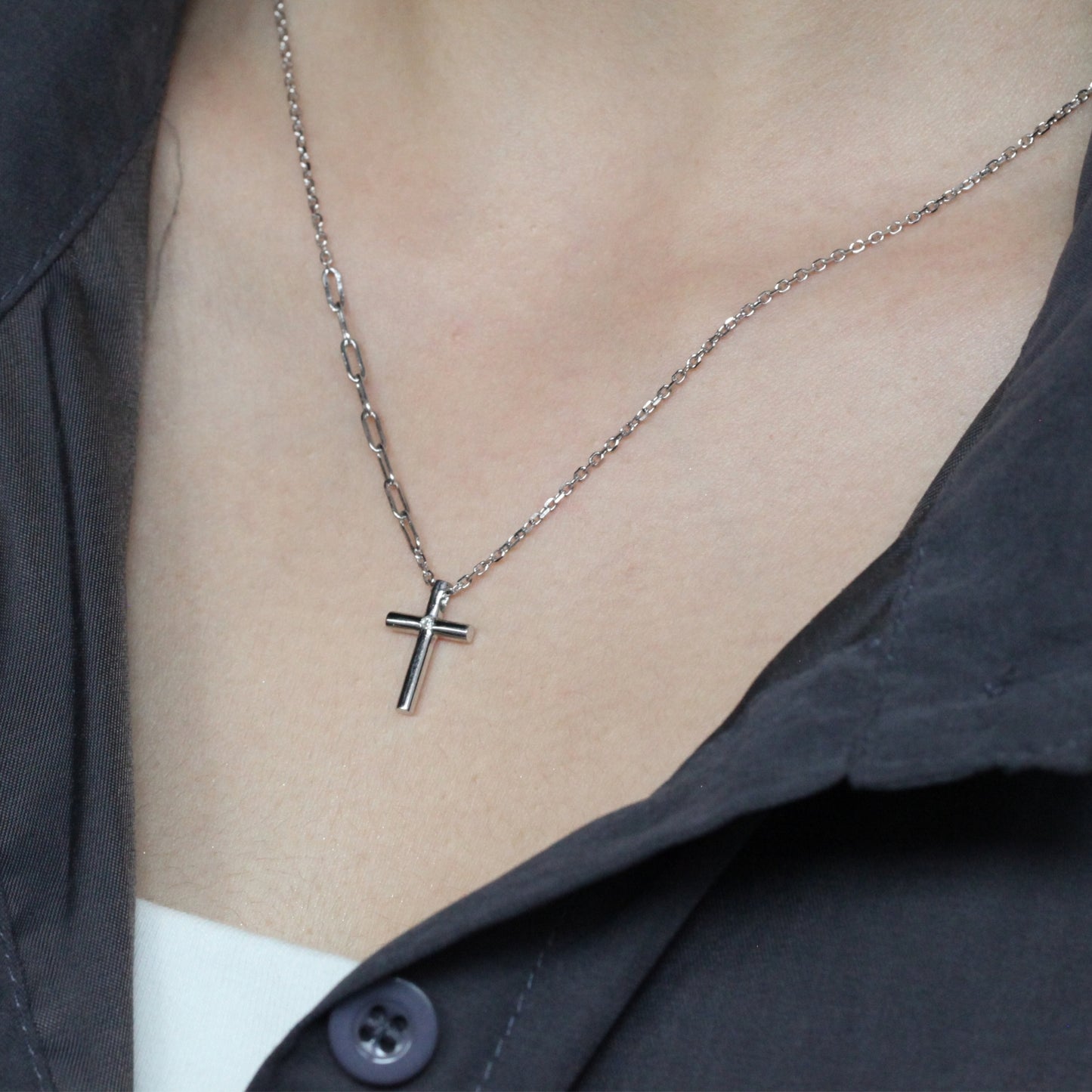 Cross Necklace with Chain