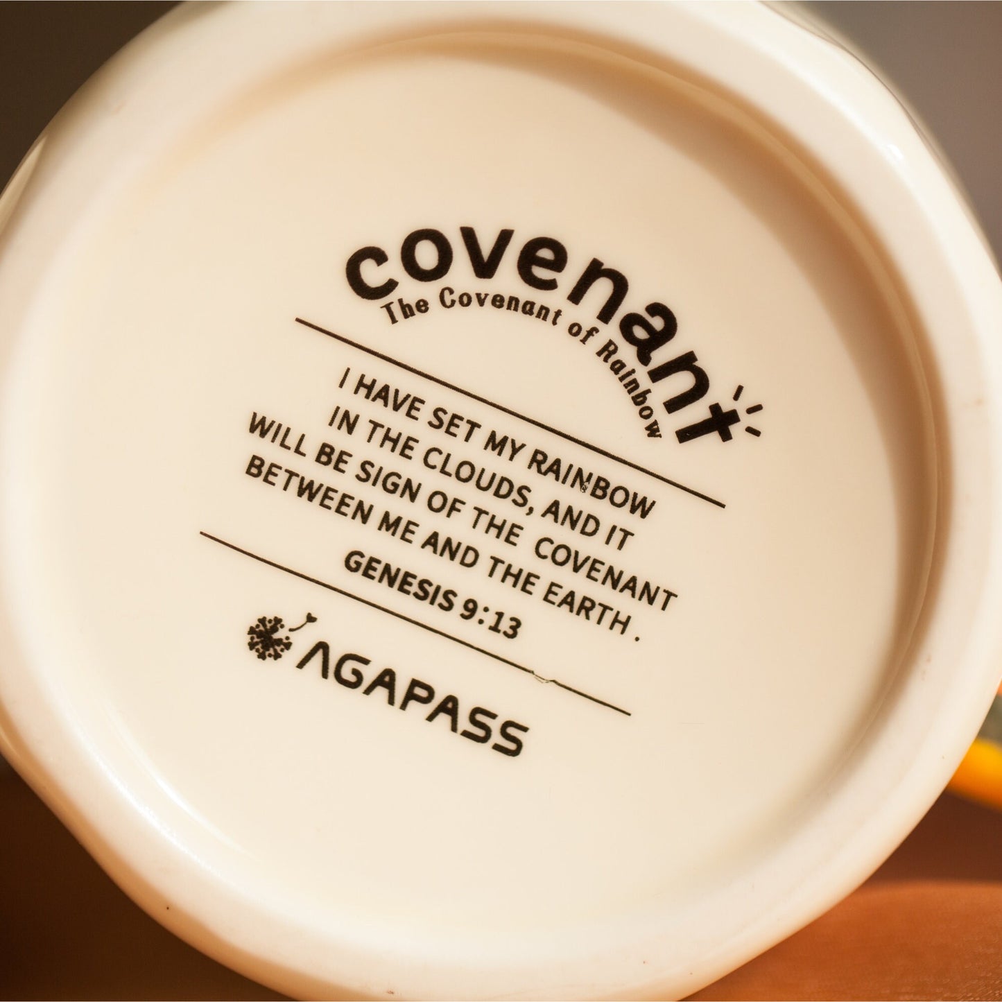 The Covenant of Rainbow - Handcrafted Ceramic Mug