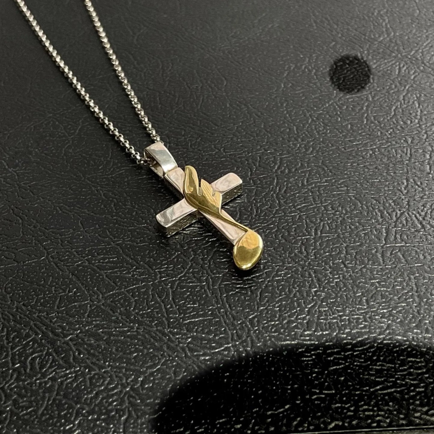 Melody of Blessing - 925 Sterling Silver Cross Pendant Necklace for Women