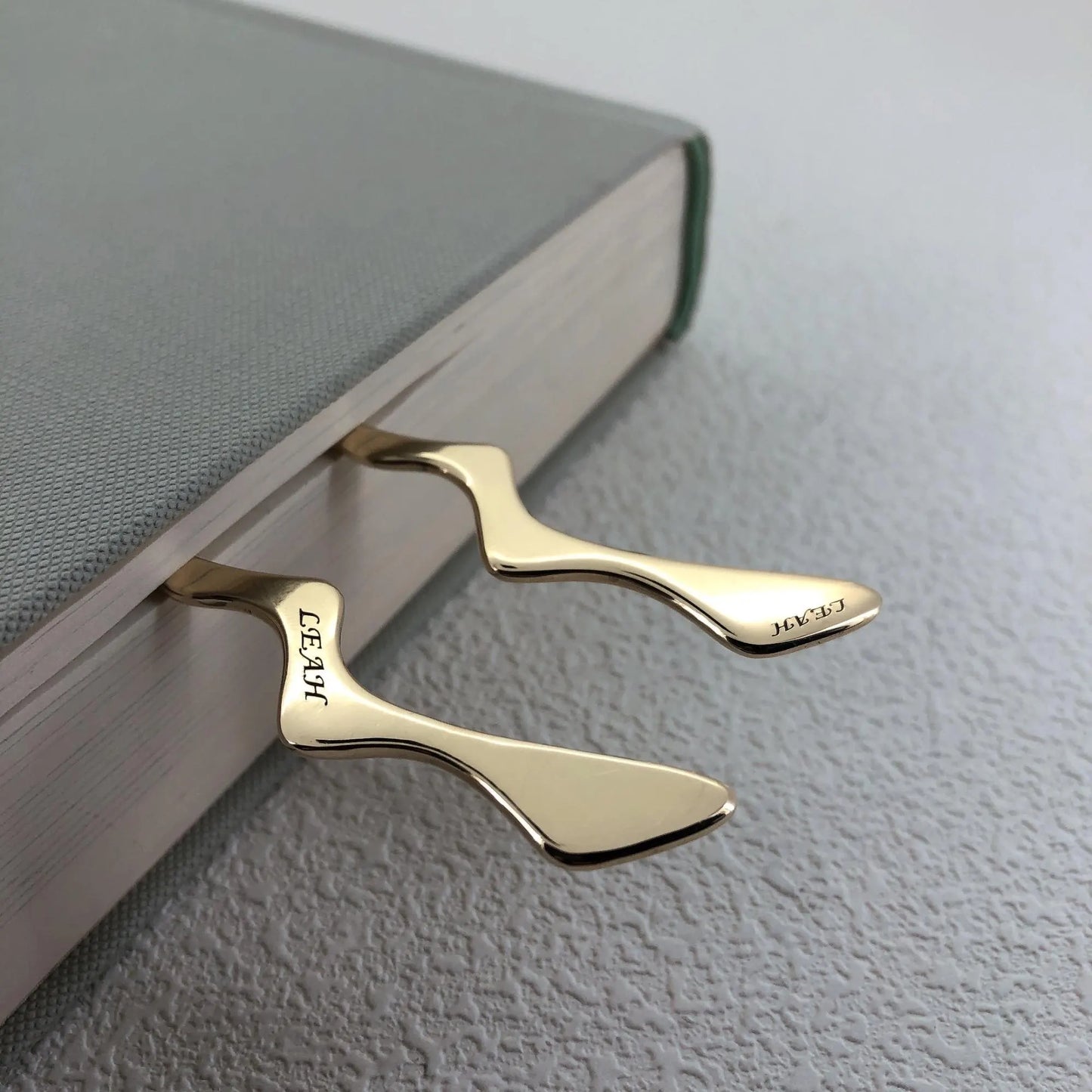 Moses' Staff - Custom Engraved Brass Metal Bookmark Gift