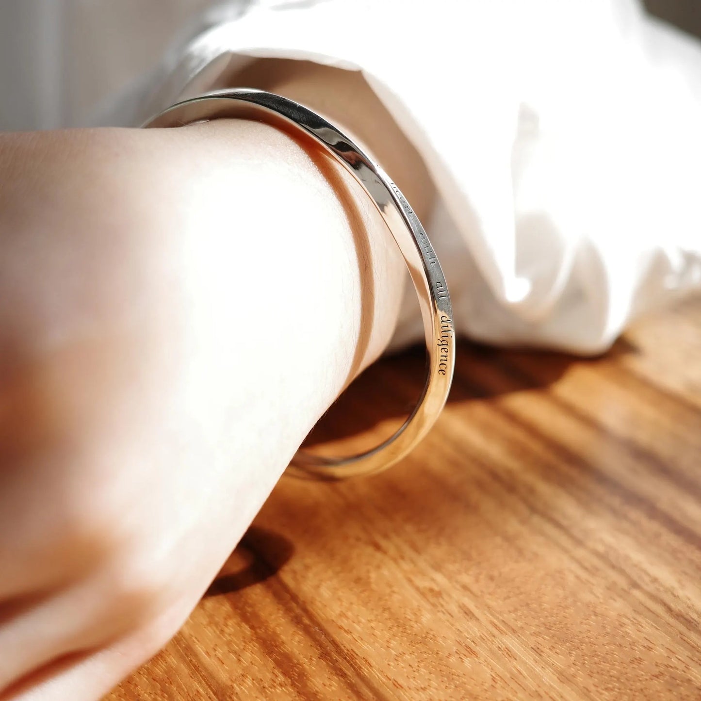 Mobius Strip - Sterling Silver Women's Bracelet Gift