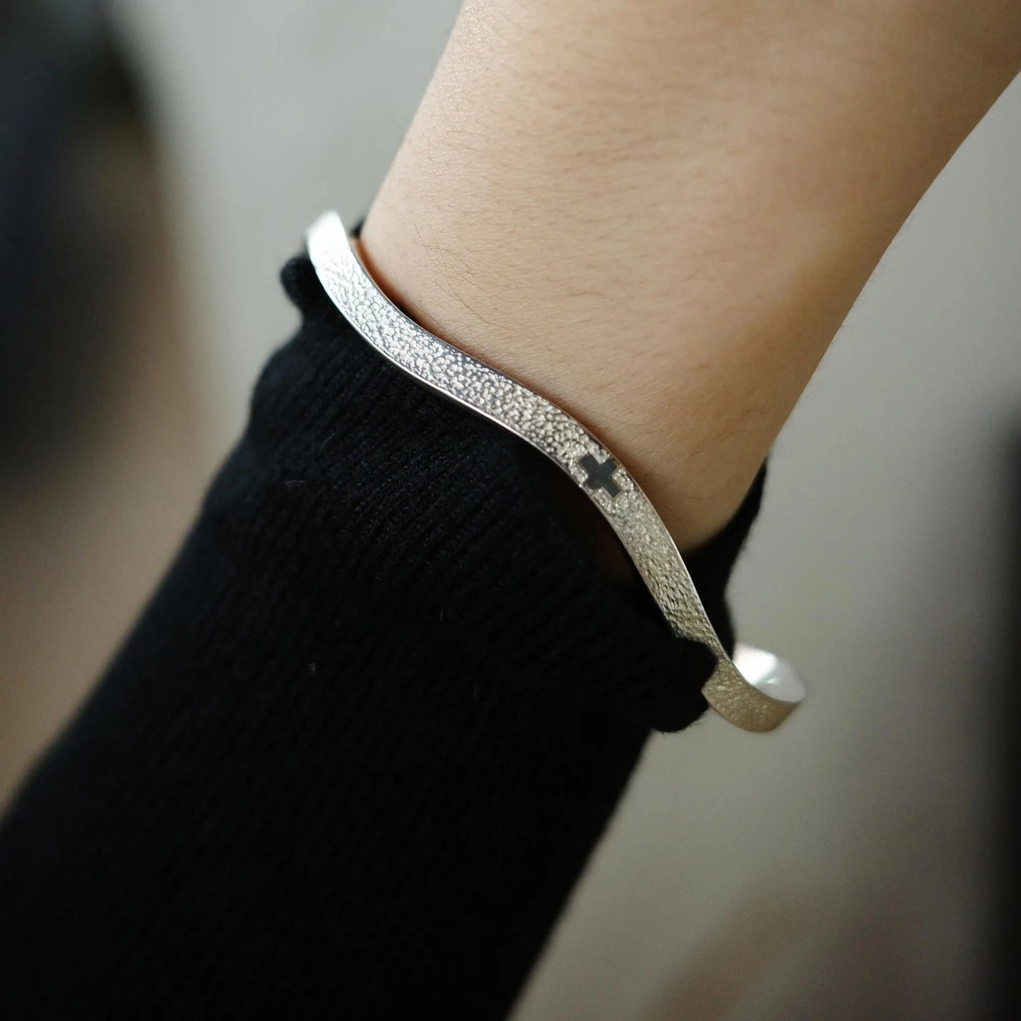 Waves - Sterling Silver Cross Women’s Bracelet Gift