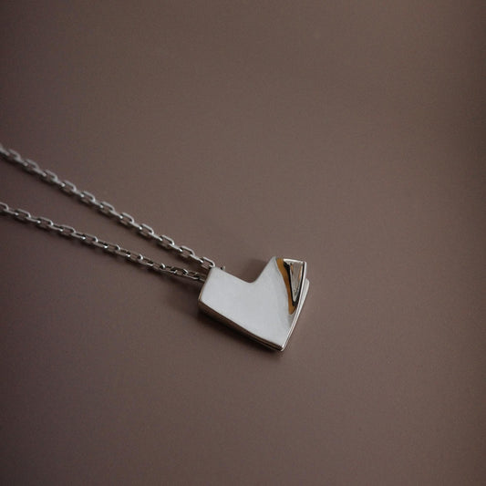 Heart 7 - 925 Sterling Silver Heart Pendant Necklace With Chain for Women