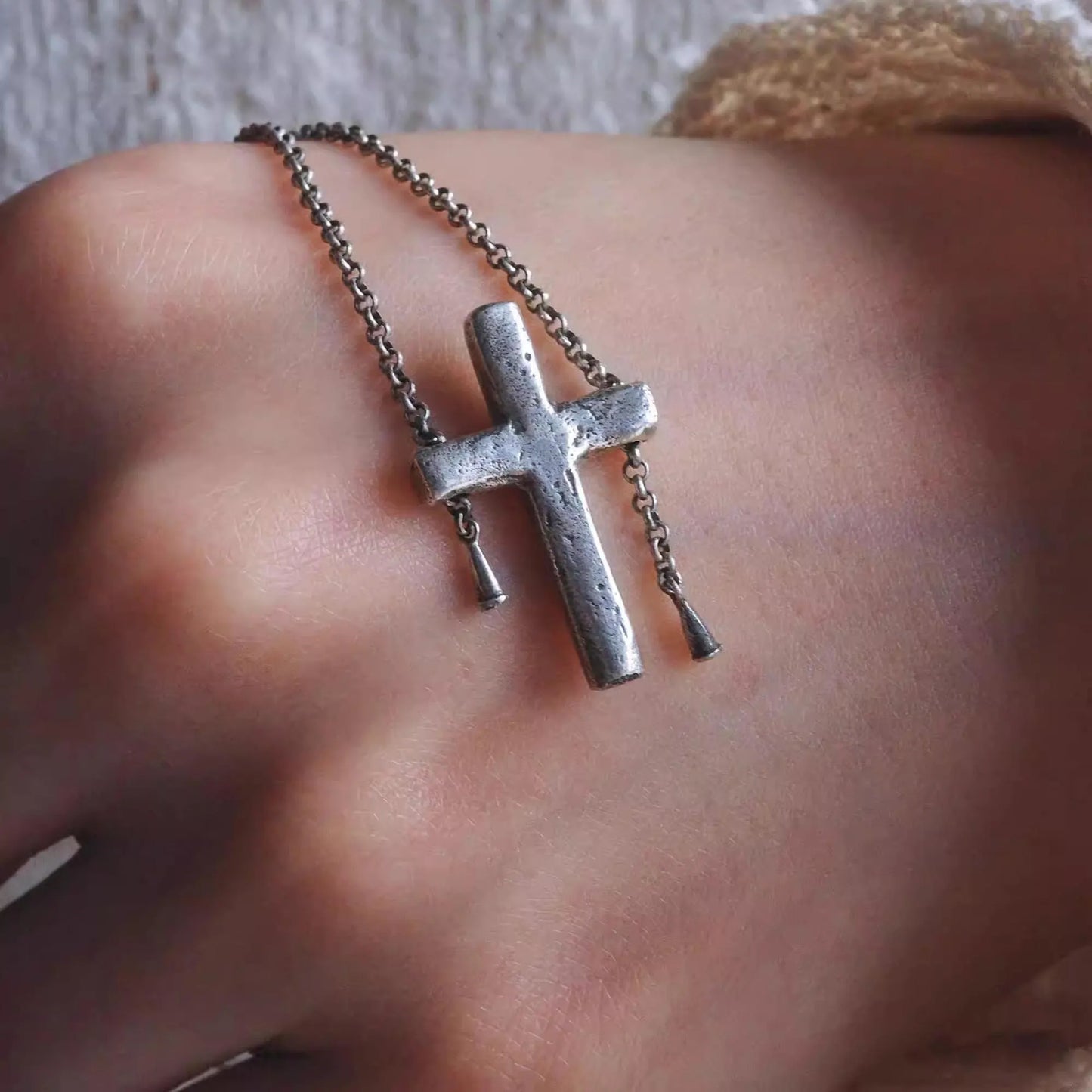 Thomas Cross - 925 Sterling Silver Pendant Necklace with Chain for Women