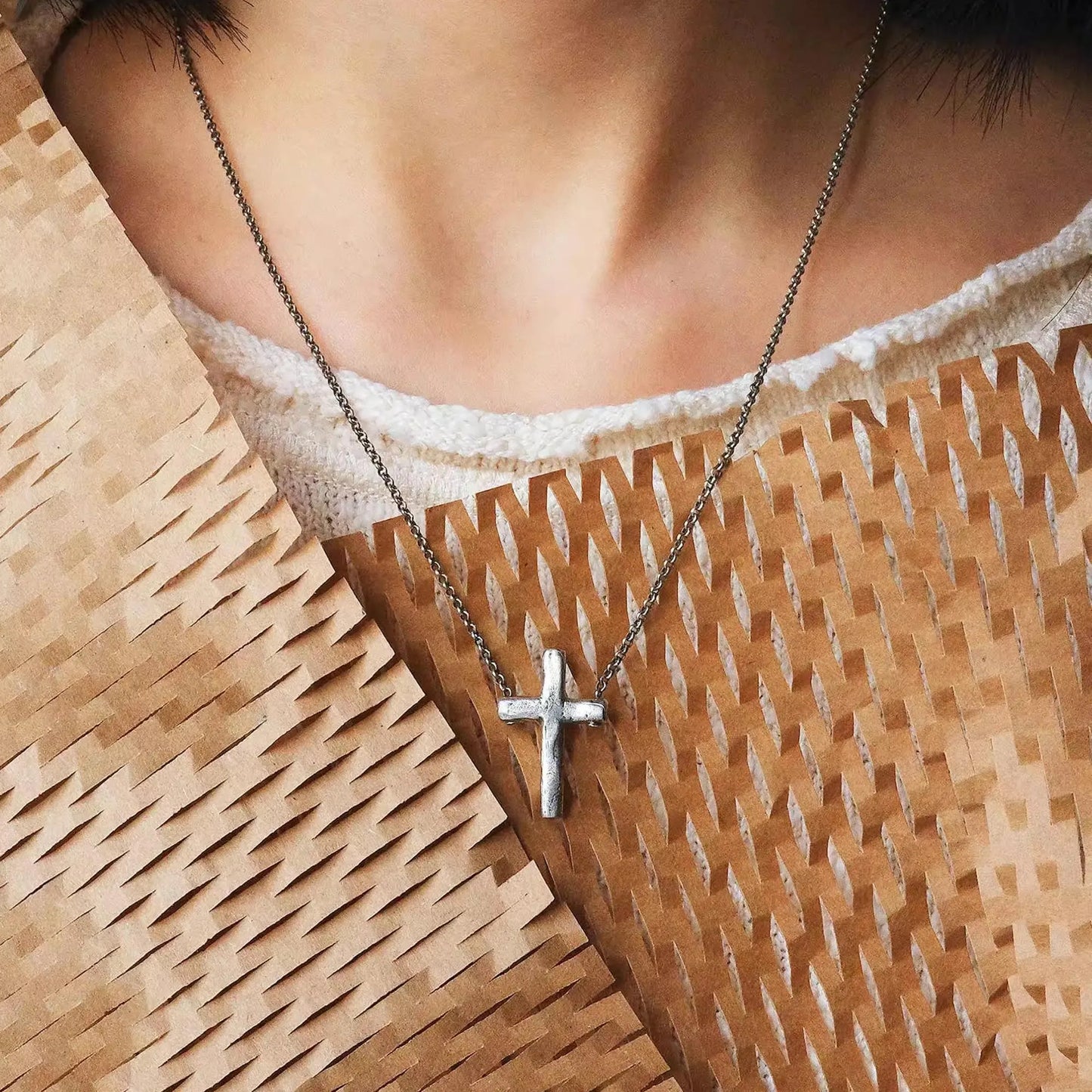 Thomas Cross - 925 Sterling Silver Pendant Necklace with Chain for Women