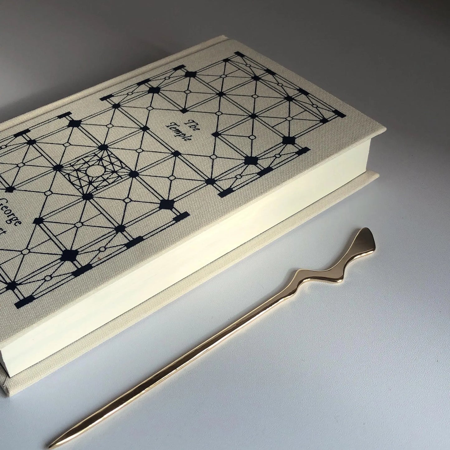 Moses' Staff - Custom Engraved Brass Metal Bookmark Gift