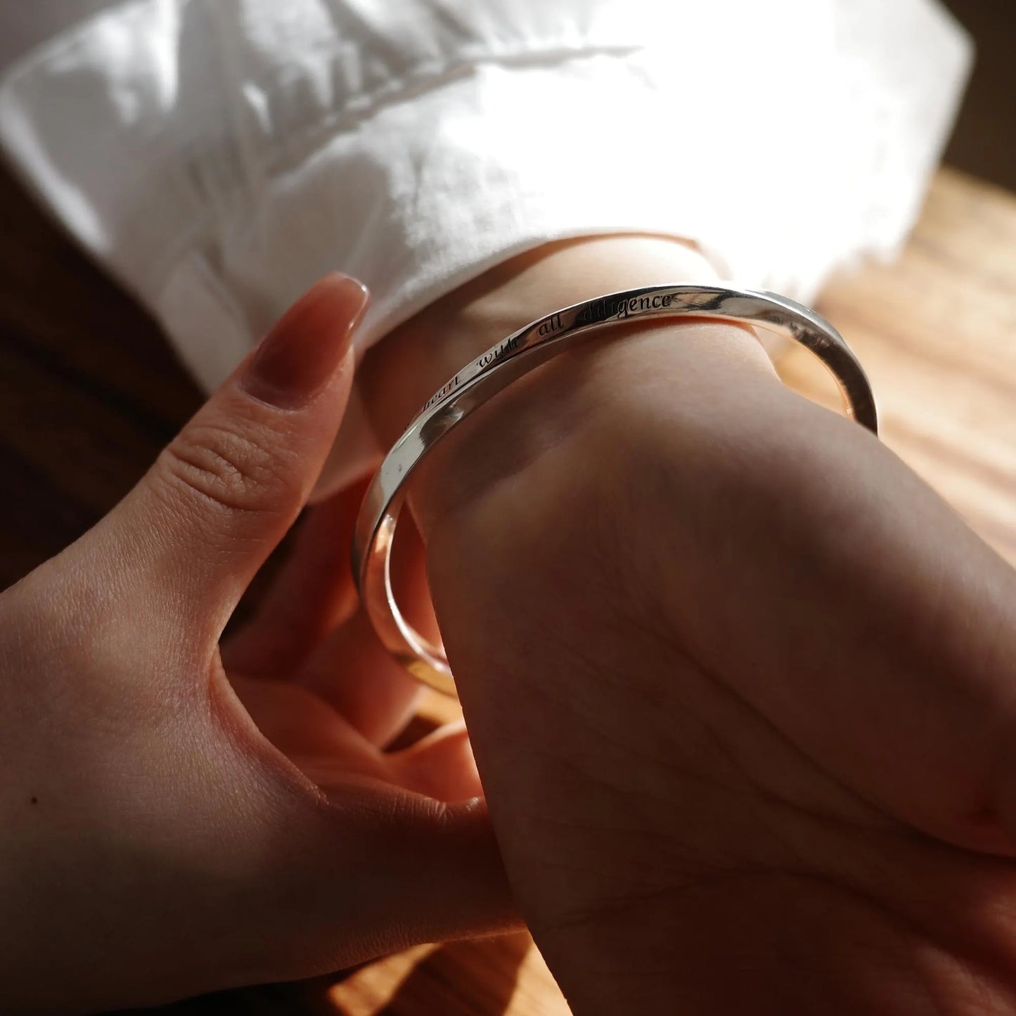Mobius Strip - Sterling Silver Women's Bracelet Gift