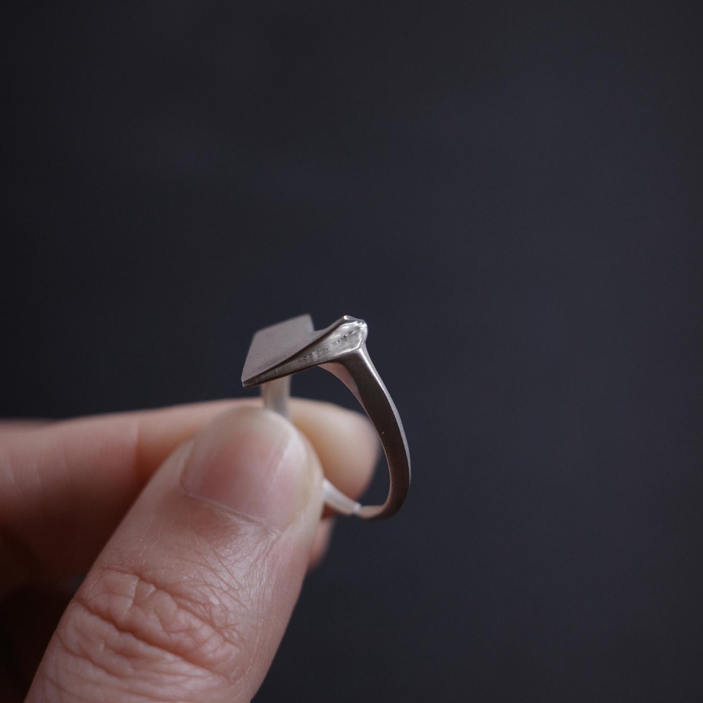 Heart 7 - Heart-Shaped Adjustable Open Ring for Women