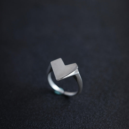 Heart 7 - Heart-Shaped Adjustable Open Ring for Women