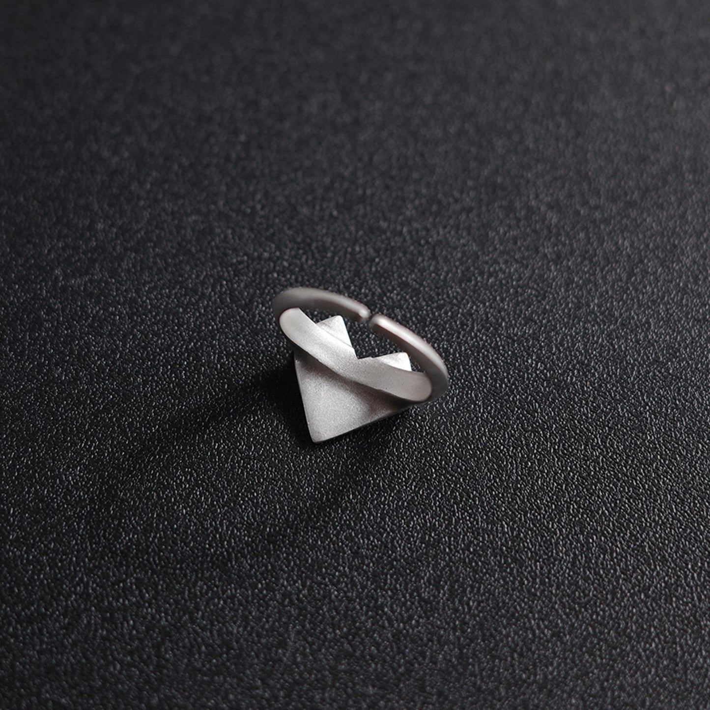 Heart 7 - Heart-Shaped Adjustable Open Ring for Women