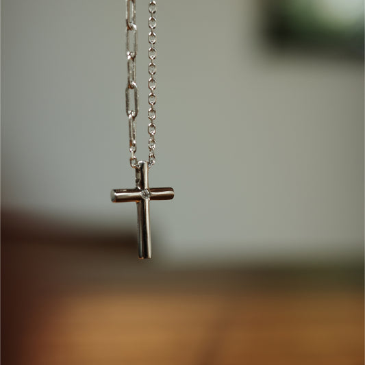 Cross Necklace with Chain