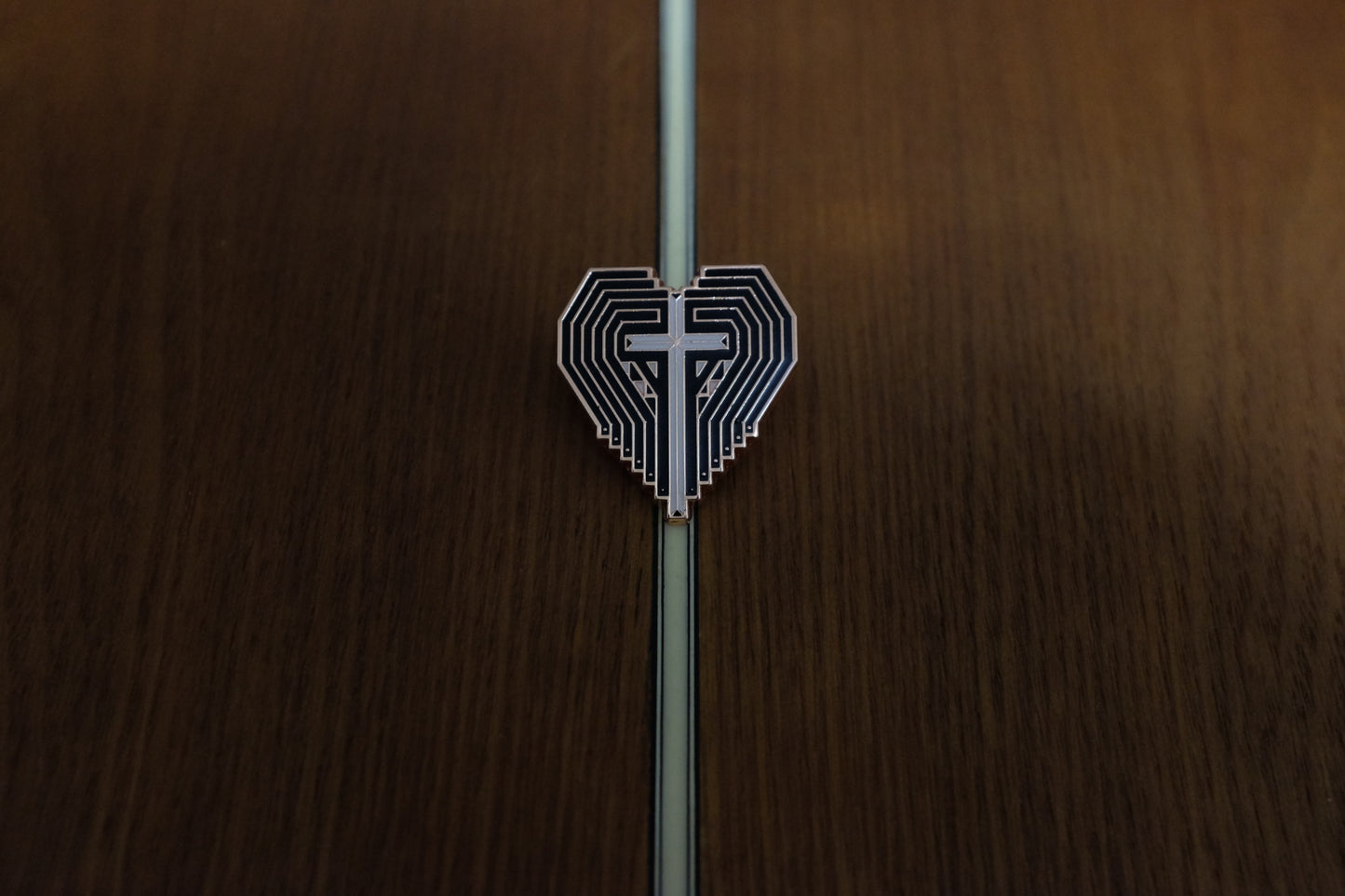 Eternal Truth - Luminous Cross | Enamel Pin | Brooch | Delicate Accessory | Gift | Unisex