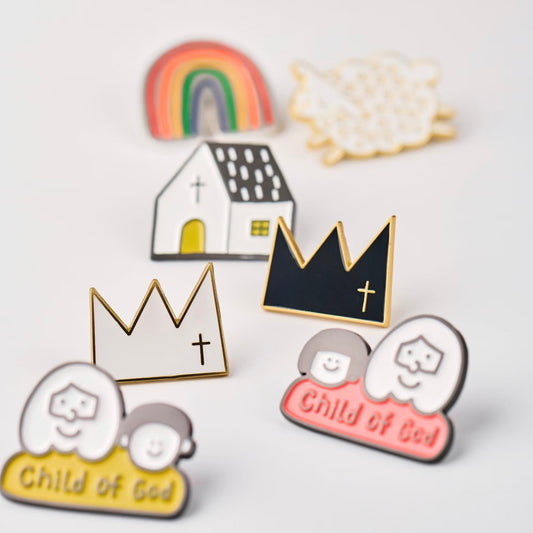 Christian Enamel Pin