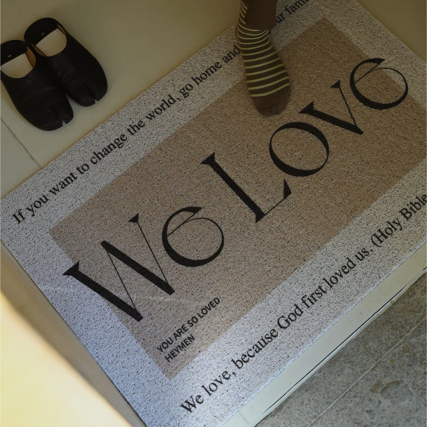 We Love Entrance Doormat