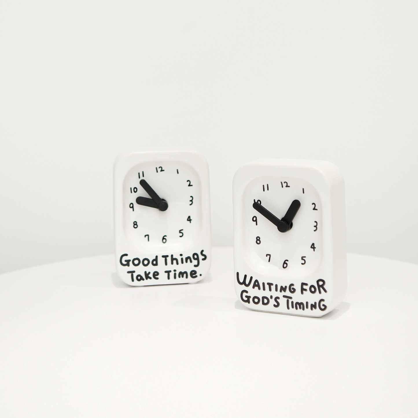 Handmade Ceramic Minimalist Clock