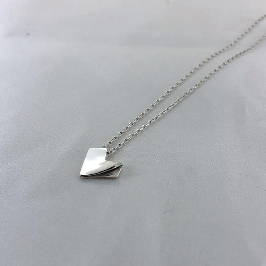 Heart 7 - 925 Sterling Silver Heart Pendant Necklace With Chain for Women