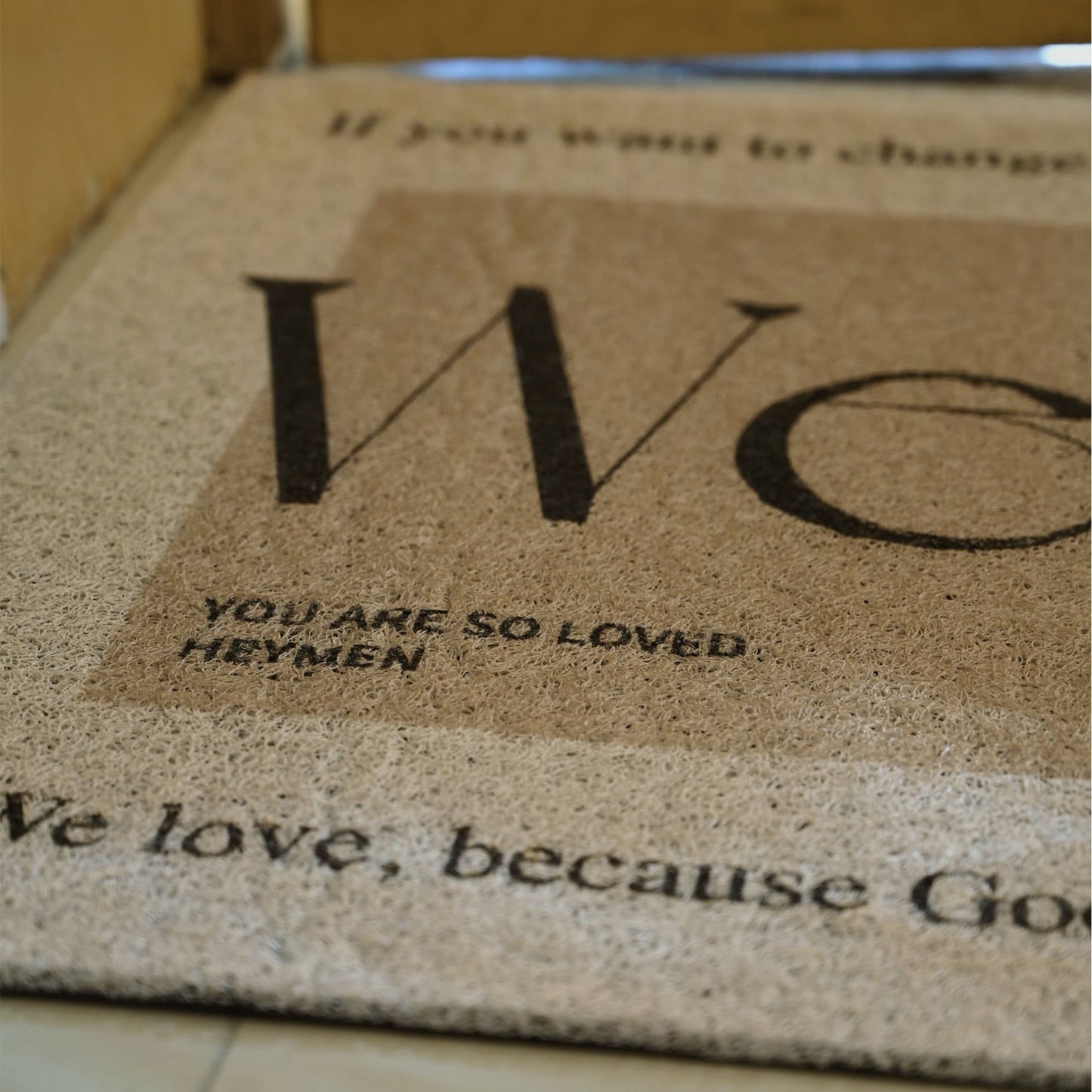 We Love Entrance Doormat