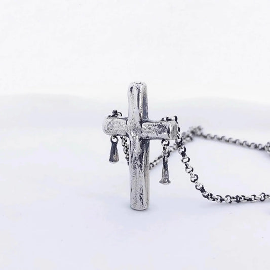 Thomas Cross - 925 Sterling Silver Pendant Necklace with Chain for Women